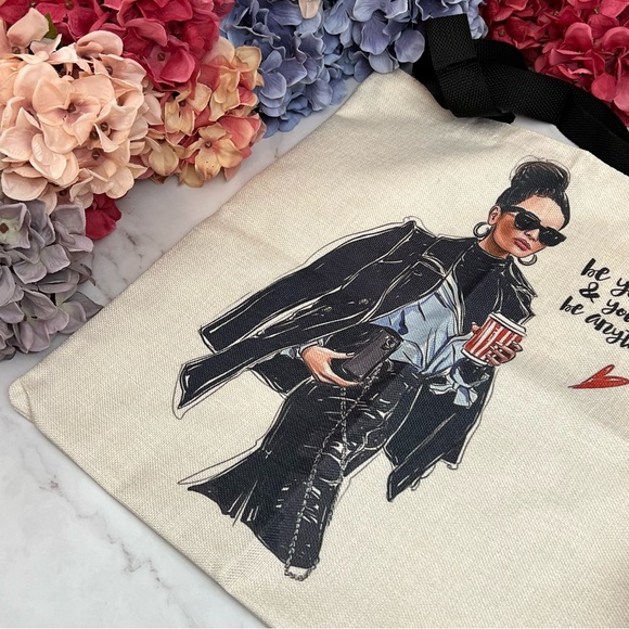 Eco-Friendly High Fashion Strong Woman Folding Tote Bag - Picture 11 of 15